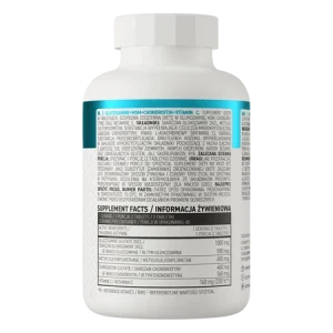 Ostrovit Glucosamine MSM Chondroïtine 90 gélules – Tunisie (verso)