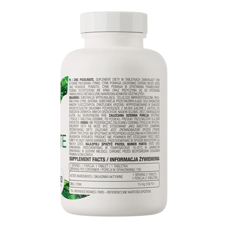 Zinc Picolinate - 150 capsules - Ostrovit